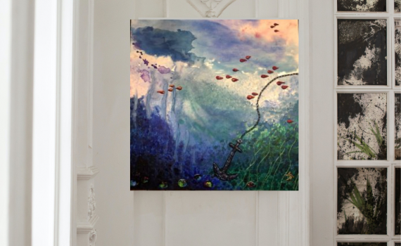 Australia Artwork To Buy-What Lies Beneath-Staged