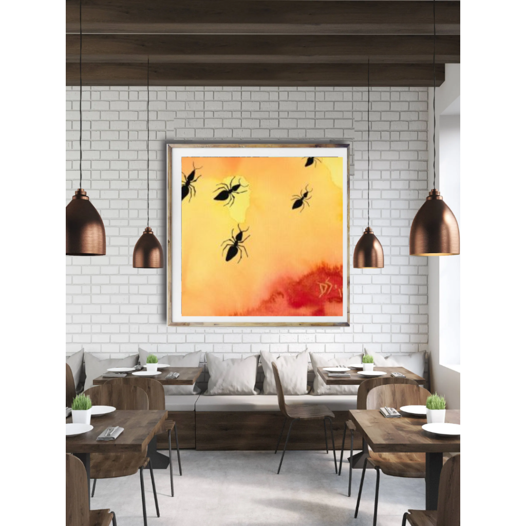 Australian Artwork to Buy-Desert Ants-Staged